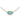 D2D 14K Diamond & Blue Topaz Wire 16 inch Gemstone Necklaces